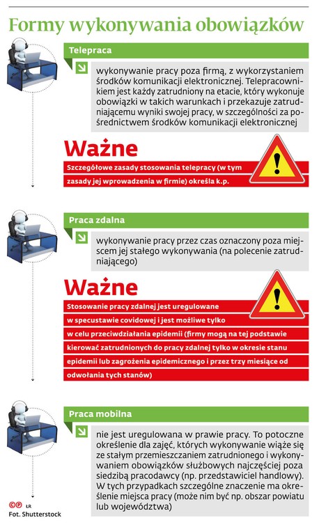 Formy wykonywania obowiązków