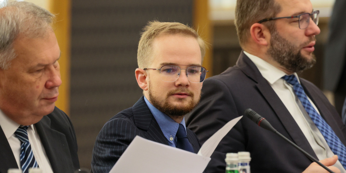 Wiceminister finansów Piotr Patkowski.