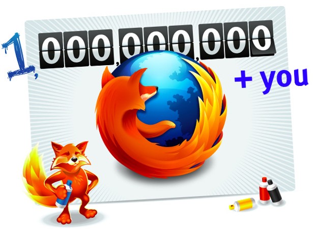 Firefox: prawie miliard pobrań!