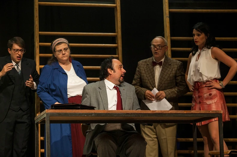 Oduševili posetioce Nušićijade: Ekipa predstave "Majstori, majstori"