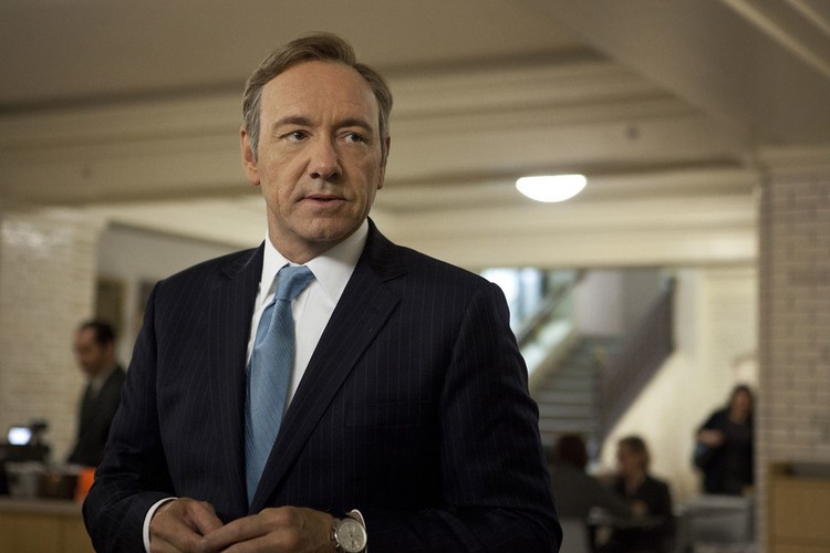 Kevin Spacey jako Francis Underwood w serialu 'House of Cards'