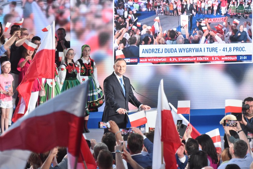 Andrzej Duda łapał oddech w dniu wyborów w krakowskiej willi