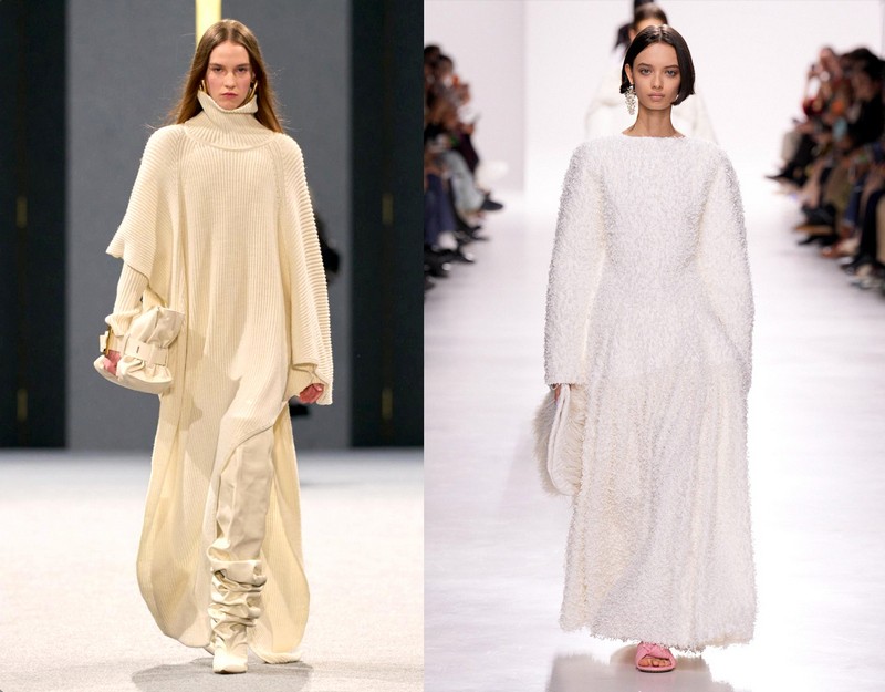 Biela zimná elegancia.