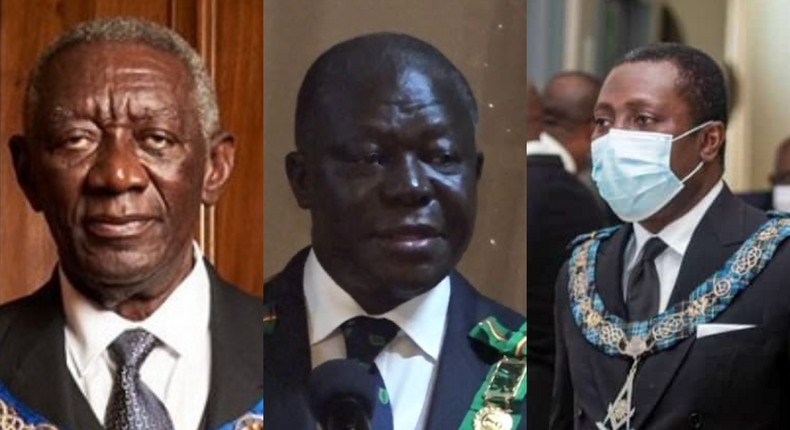 Freemasons  John Agyekum Kufuor, Otumfuo Osei Tutu II and Afenyo-Markin