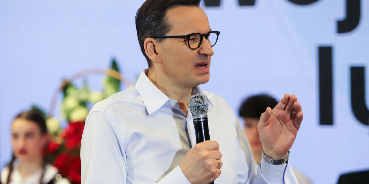 Premier Mateusz Morawiecki