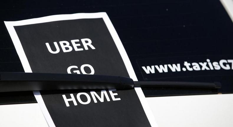 The protest against against Uber has sparked a series of actions that are not entirely positive for the company