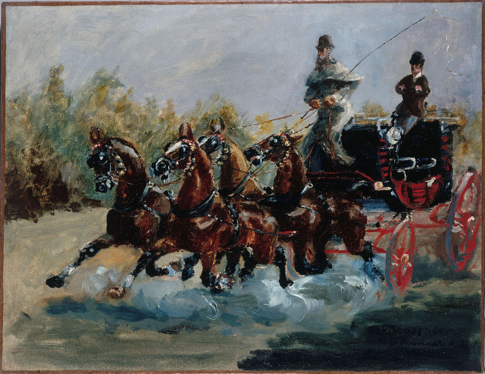 Henri de Toulouse-Lautrec, "Nice, souvenir de la promenade des Anglais" (1880)