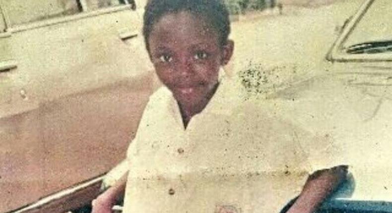 Nollywood actress, scriptwriter and producer, Ivie Okujaye in her early days.