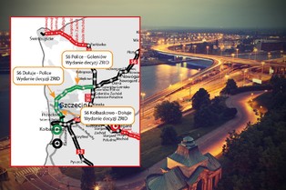 Zachodnia Obwodnica Szczecina. Jest komplet decyzji dla wszystkich odcinków [WIZUALIZACJA]