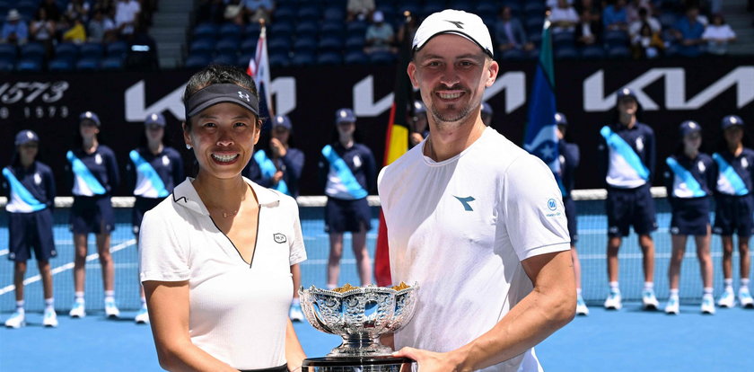 Jan Zieliński, jak Fibak i Kubot. Wygrał w Melbourne z partnerką last minute