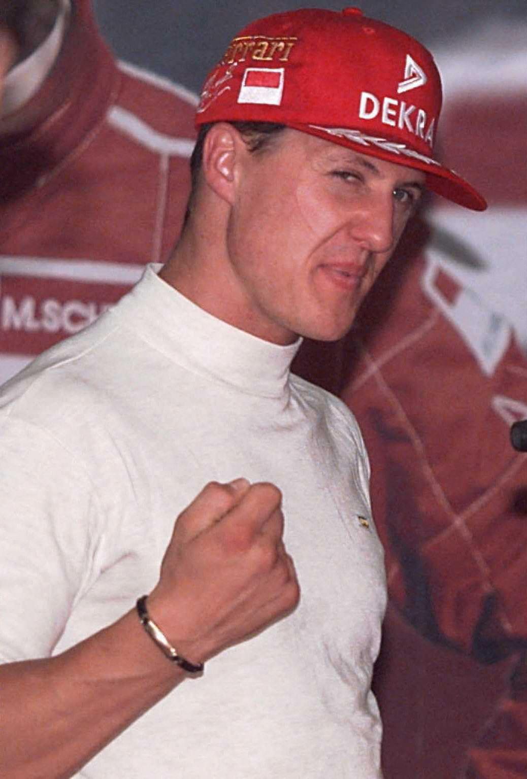 Nemecký pilot F1 Michael Schumacher.