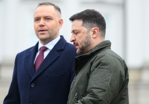 Karol Navrocki i Volodimir Zelenski u Varšavi 19. decembra 2025.
