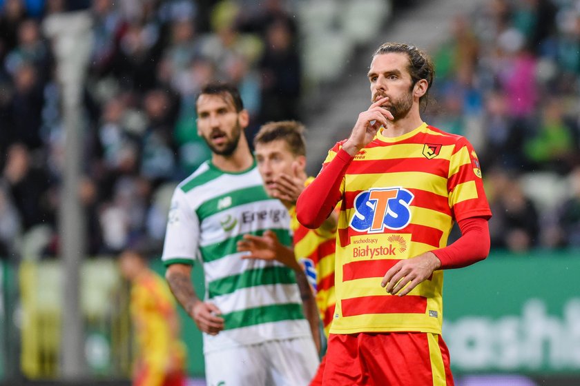 Pilka nozna. Ekstraklasa. Jagiellonia BIalystok - Piast Gliwice. 26.08.2017