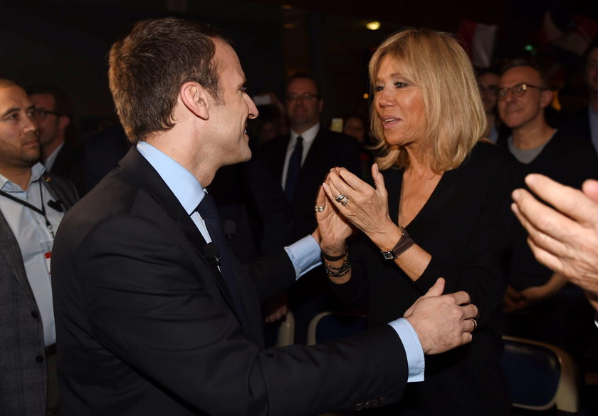 Emmanuel Macron i Brigitte Trogneux