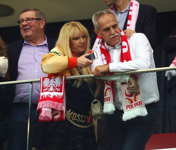 Olejnik, Siwiec, Lewandowska i Rodowicz kibicowały piłkarzom Nawałki