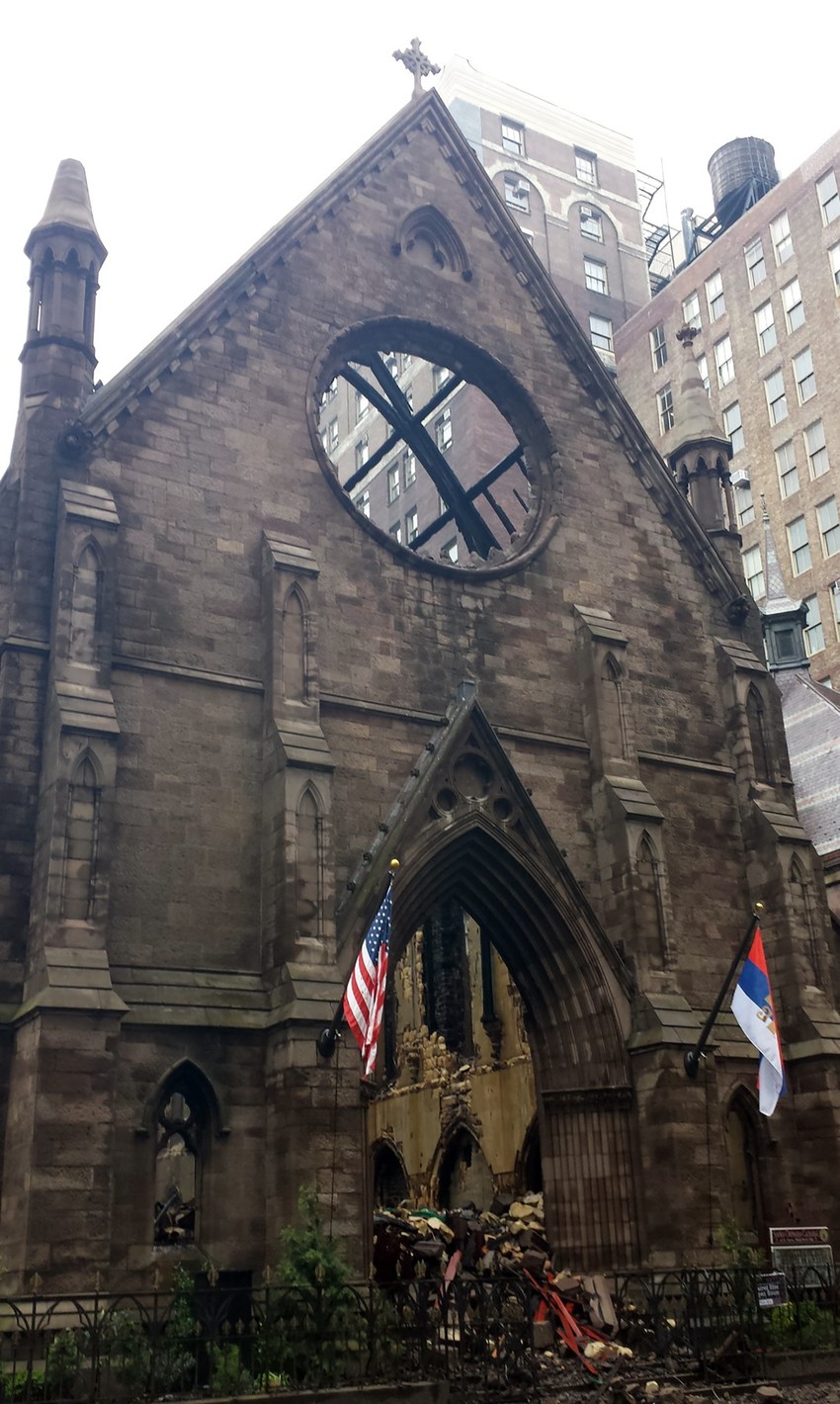 Crkva je izgorela do temelja