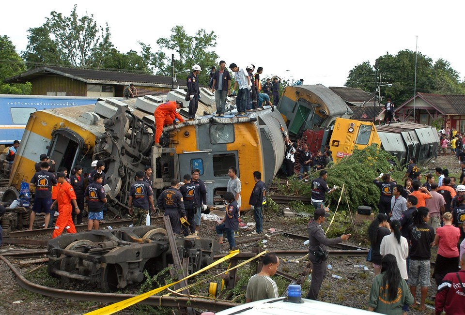 THAILAND ACCIDENTS TRAIN DERAILED