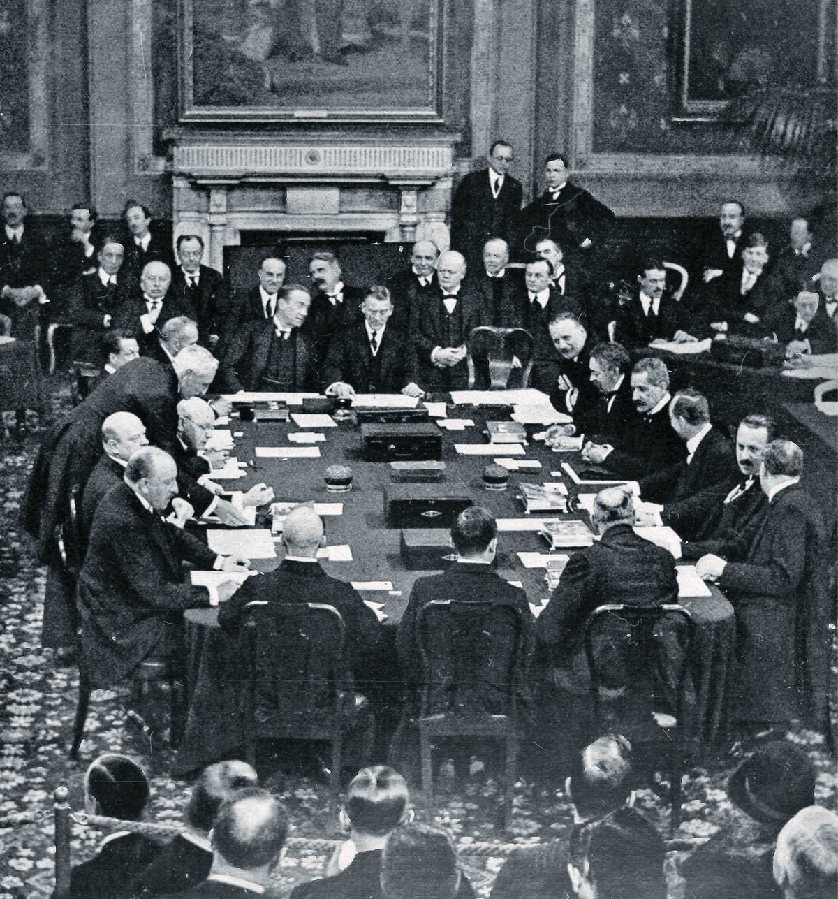 Parafowanie traktatów lokarneńskich. 16 października 1925 r.