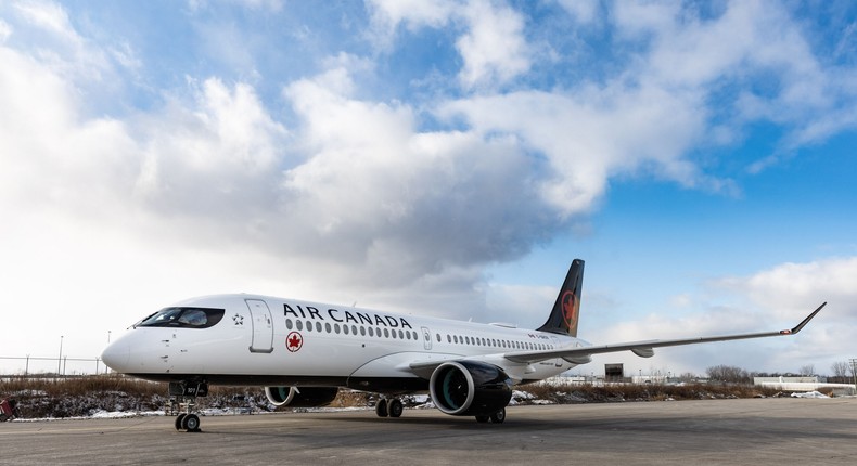 Air Canada received its first of 45 Airbus A220 aircraft in late December, opting to purchase the larger -300 variant of the type for its mainline fleet.