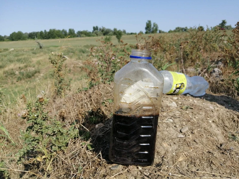 Nepoznat sastav tečnosti koja se nalazi u blizini Dunava