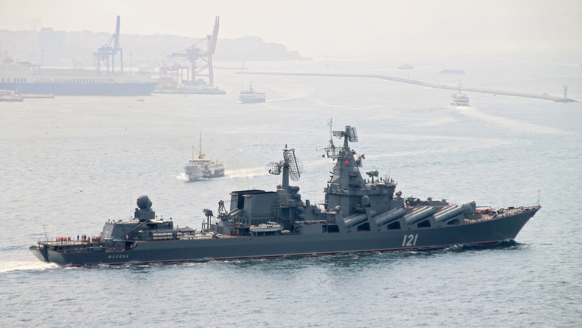 Wojna Rosja-Ukraina. Potężny krążownik "Moskwa" trafiony przez Ukraińców