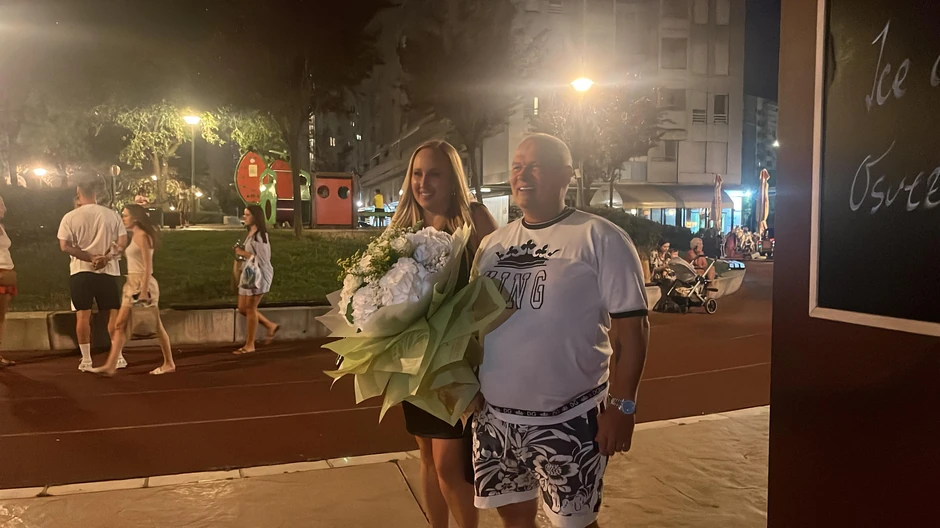 Osman Karić na rođendanu Aneli Ahmić