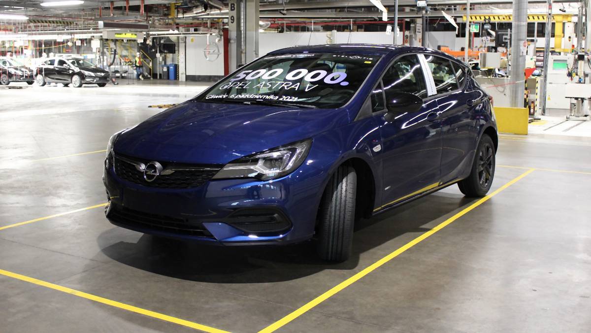 500 000 Opel Astra piątej generacji 2021