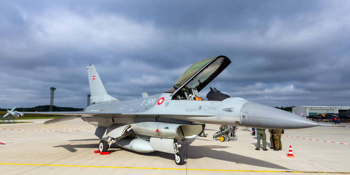Pierwsze duńskie F-16 mają dotrzeć do Ukrainy latem
