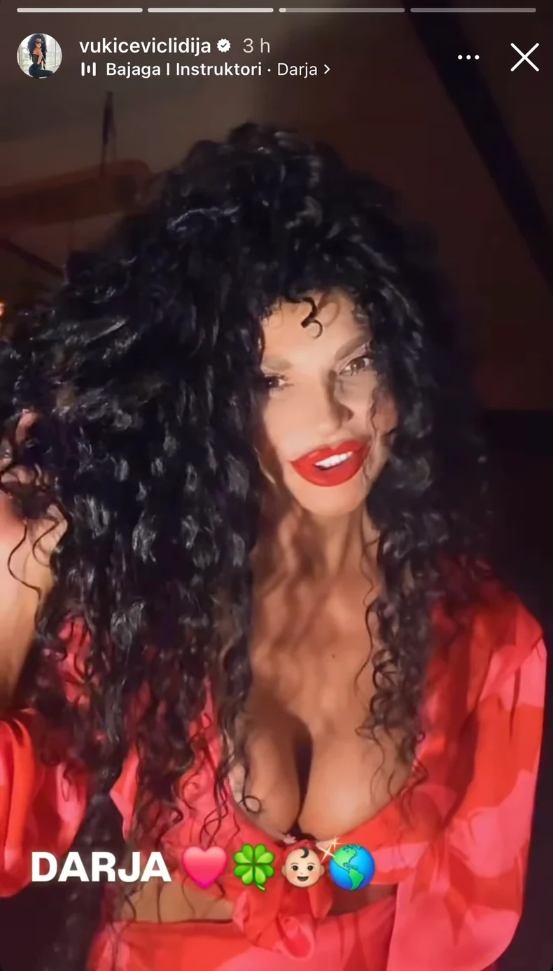 Lidija Vukićević slavi rođenje unuke