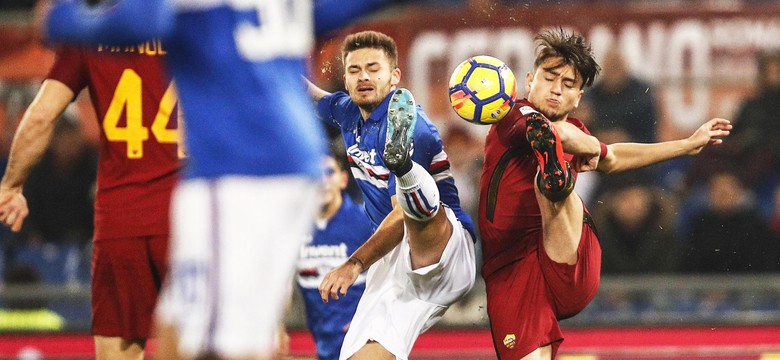Liga włoska: Sampdoria z Polakami w składzie pokonała Romę