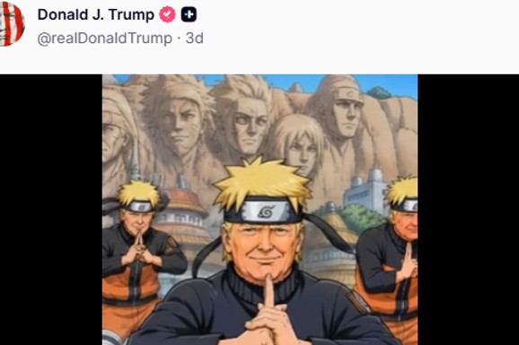 Tramp naljutio Japan zbog objava sa anime likovima