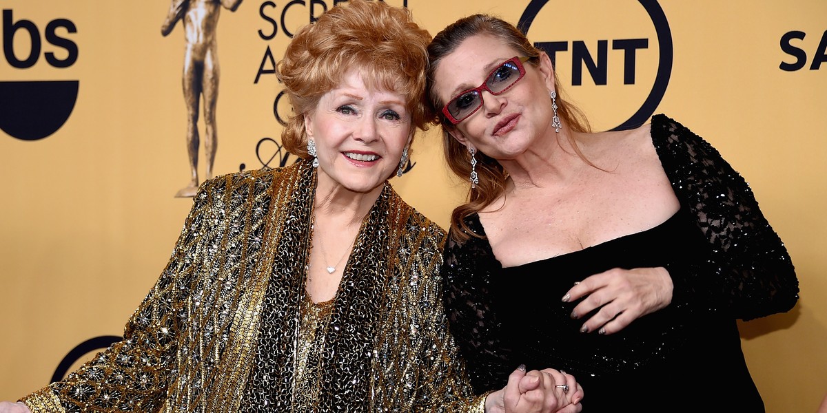 Carrie Fisher i jej mama Debbie Reynolds