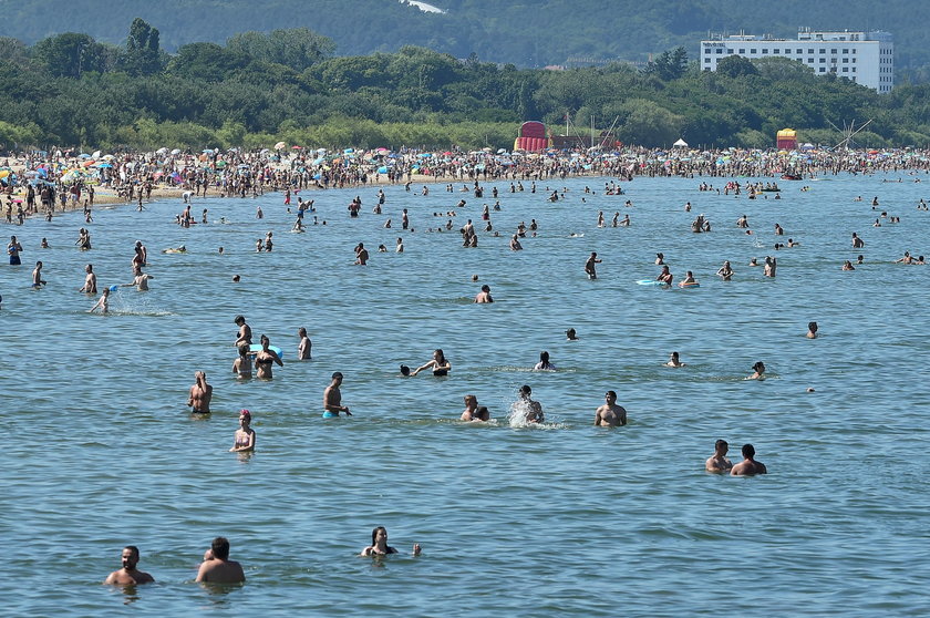 Tłumy na plażach