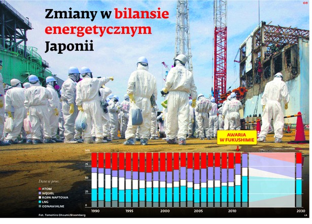 Zmiany w bilansie energetycznym Japonii