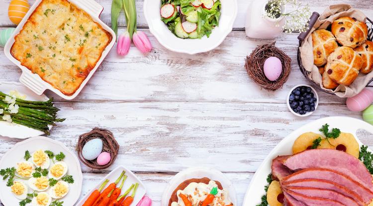 Kolléganőnk videóban mutatja meg, hogyan lehet egyszerűen és gyönyörűen tálalni Húsvétkor is Fotó: Getty Images