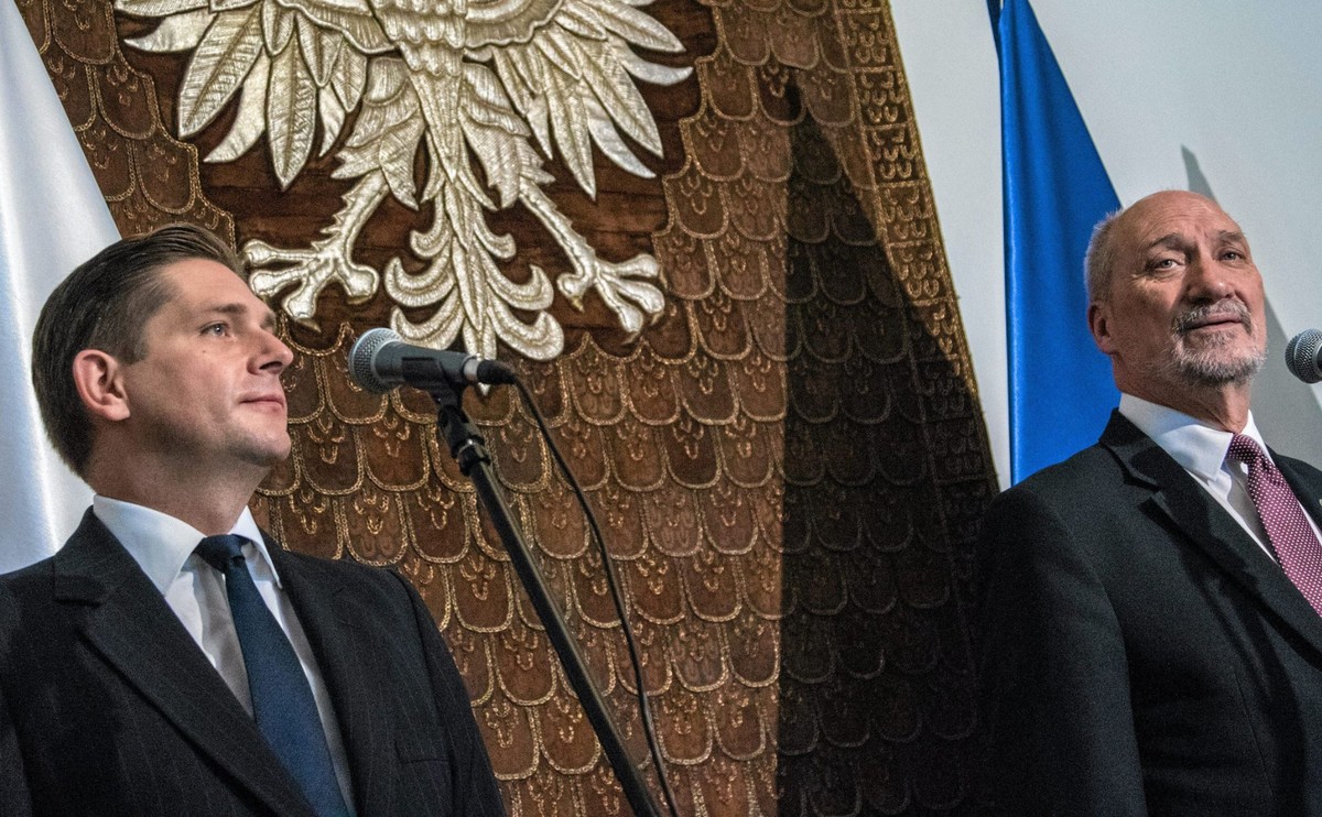 Bartosz Kownacki i Antoni Macierewicz