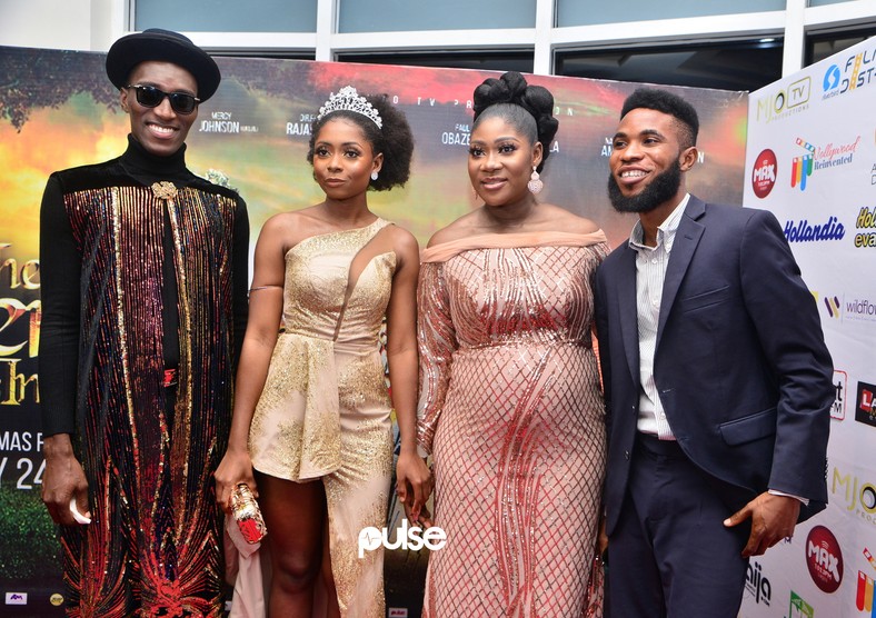The event, which took place at the Filmhouse Cinemas IMAX, Lekki on Sunday, January 19, 2020, was attended by friends, celebrities and family members of the Nollywood star [PULSE]