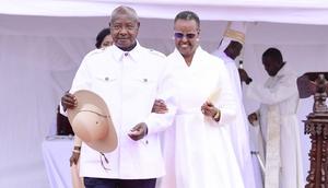President Yoweri Museveni and Janet