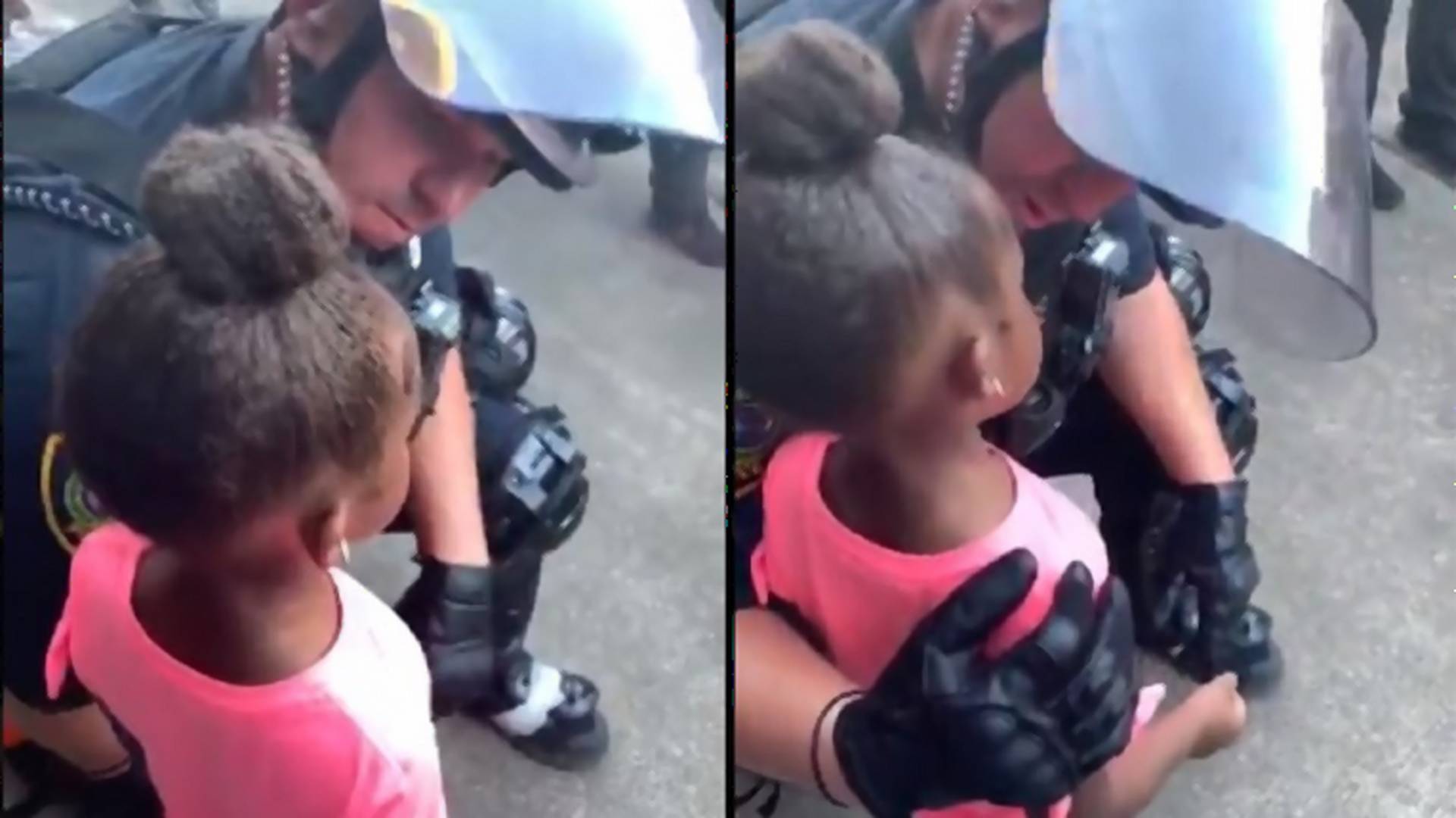 Devojčica je pitala policajca hoće li je upucati, njegov odgovor postao viral