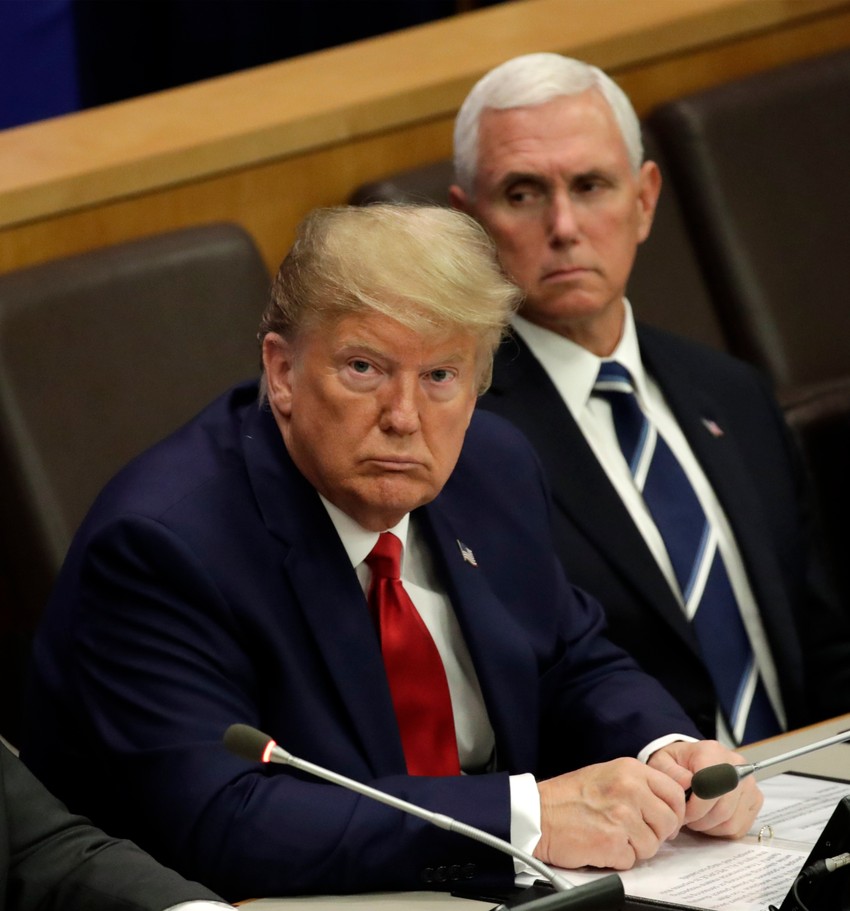 Donald Tramp i Majk Pens