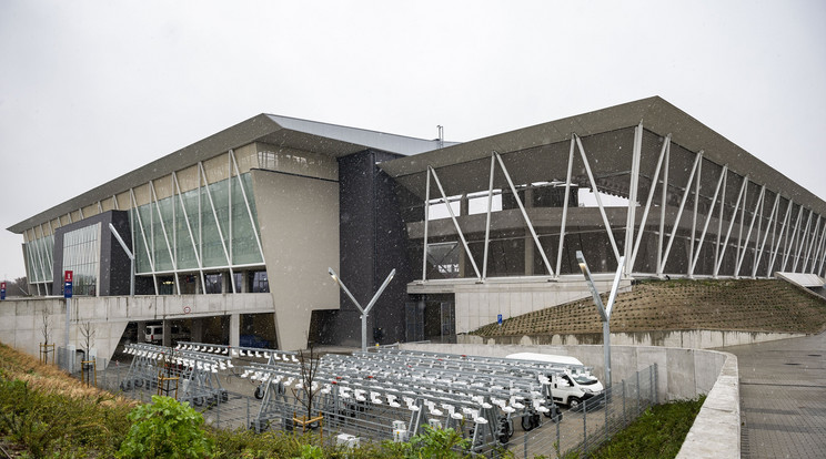 Az új székesfehérvári Sóstói Stadion / Fotó: MTI/Bodnár Boglárka