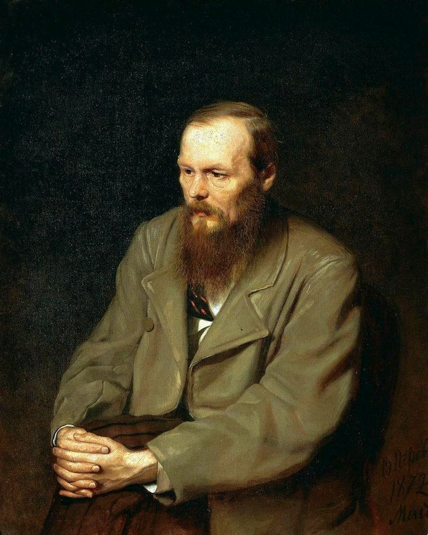 Fiodor Dostjewski, Portret autorstwa Wasilija Pierowa, 1872 r.