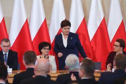 Beata Szydło, Anna Zalewska, Elżbieta Witek, Paweł Szefernaker