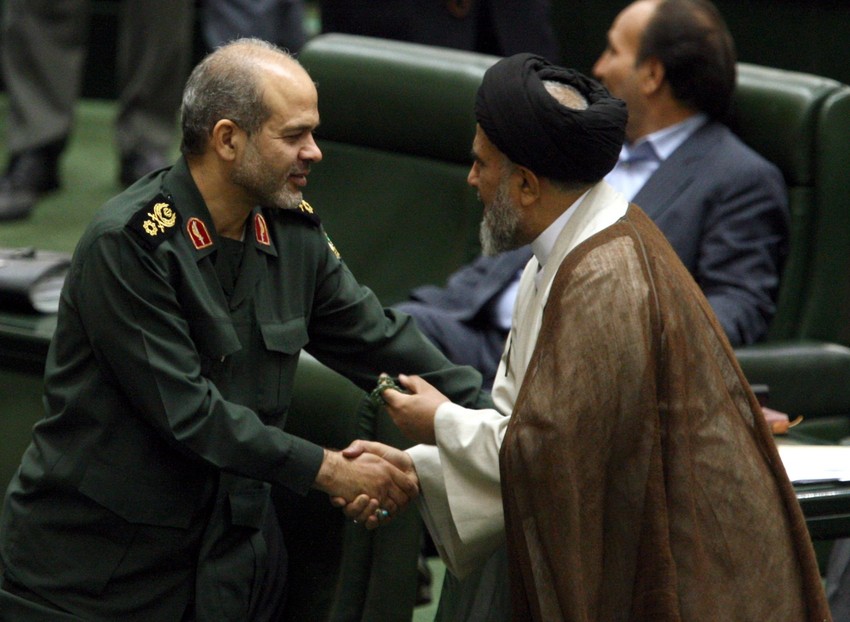  Ahmad Vahidi i bivši predsednik Irana Mahmud Ahmadinedžad u Iranu 30. avgusta 2009.