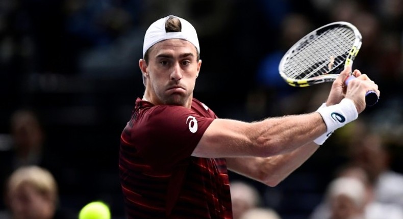 Steve Johnson (pictured) of the US knocked out two-time champion, compatriot John Isner from the ATP Auckland Classic in New Zealand on January 12, 2017