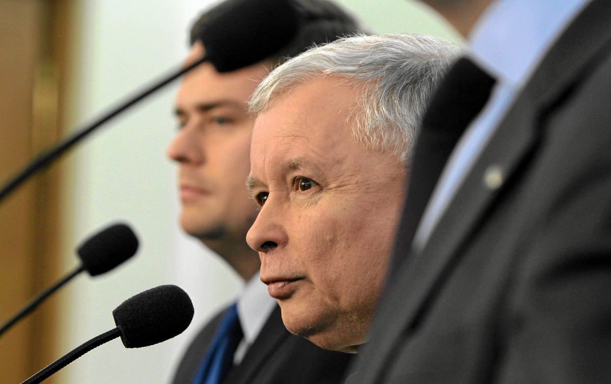 Adam Hofman, Jarosław Kaczyński i Mariusz Błaszczak