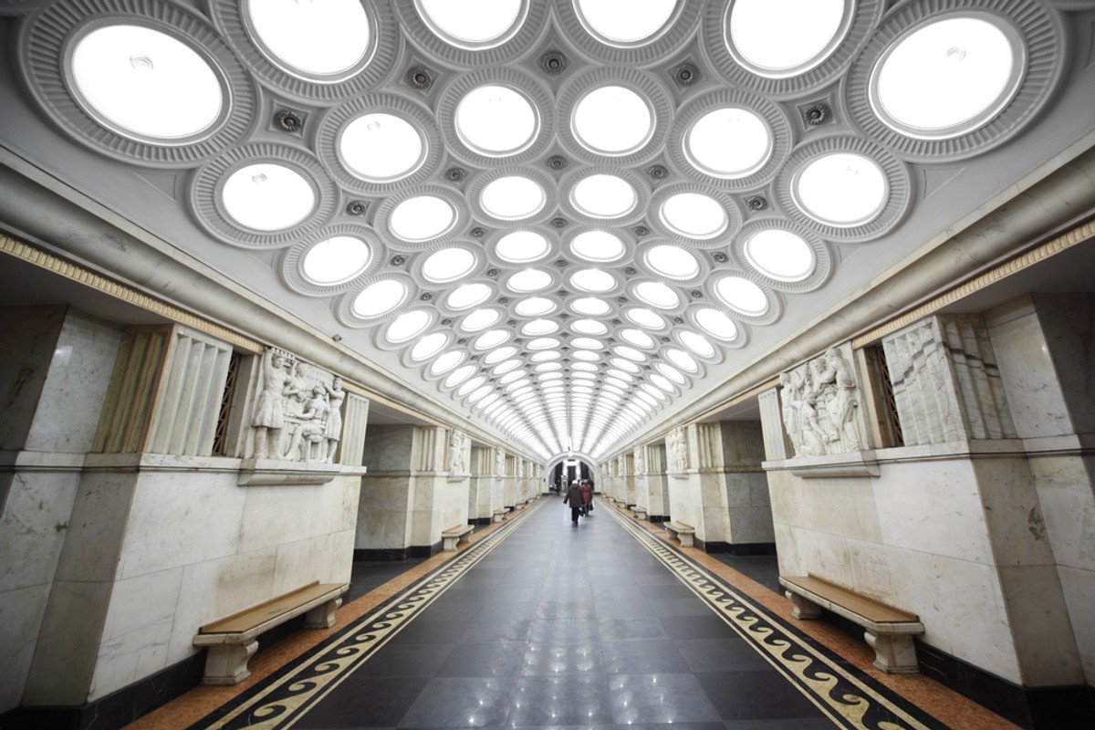 Moskiewskie metro: stacja Elektrozavodskaya Fot. Shutterstock