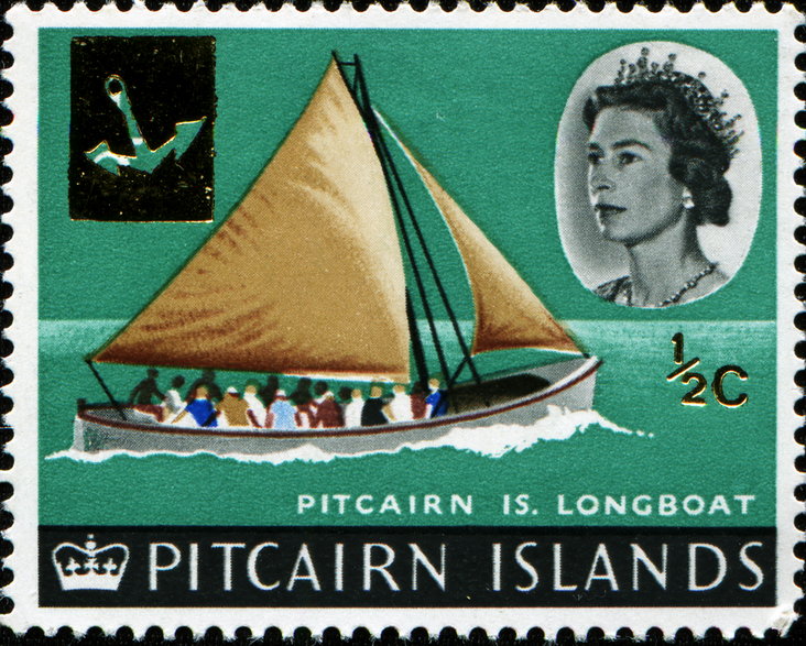 Znaczek pocztowy Pitcairn z 1964 r.