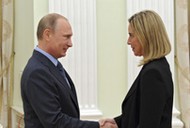 Władimir Putin Federica Mogherini 