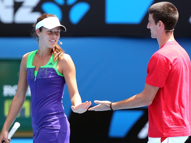 Ana Ivanović i Novak Đoković